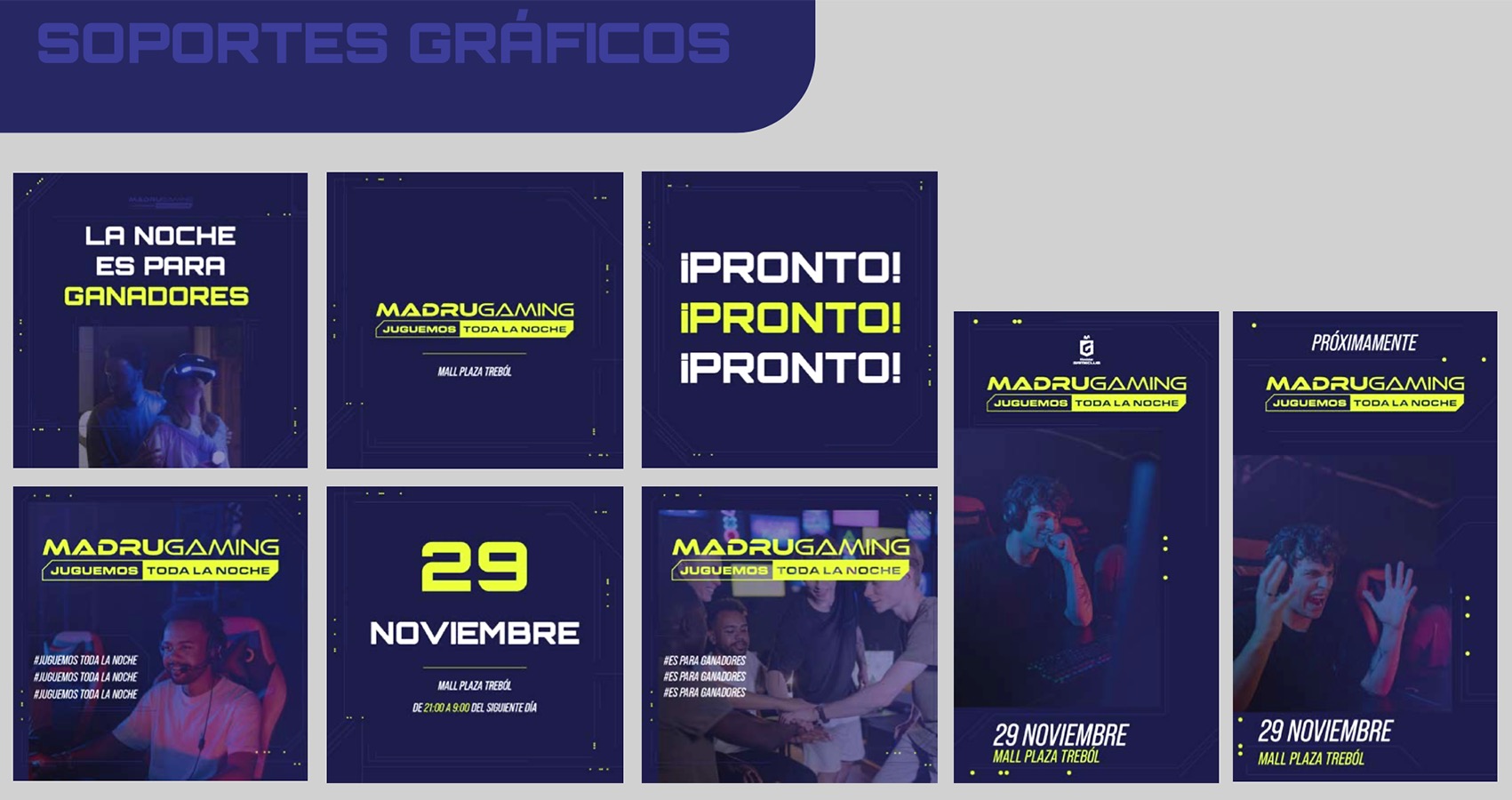 Señalización Evento Movistar Game Club Madrugaming