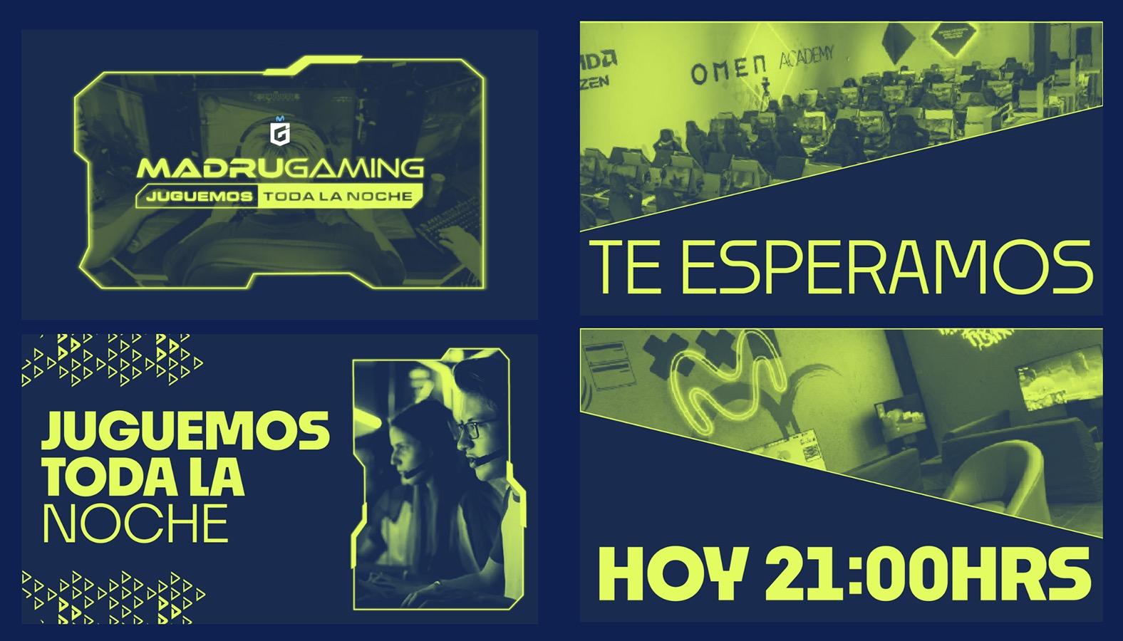 Señalización Evento Movistar Game Club Madrugaming