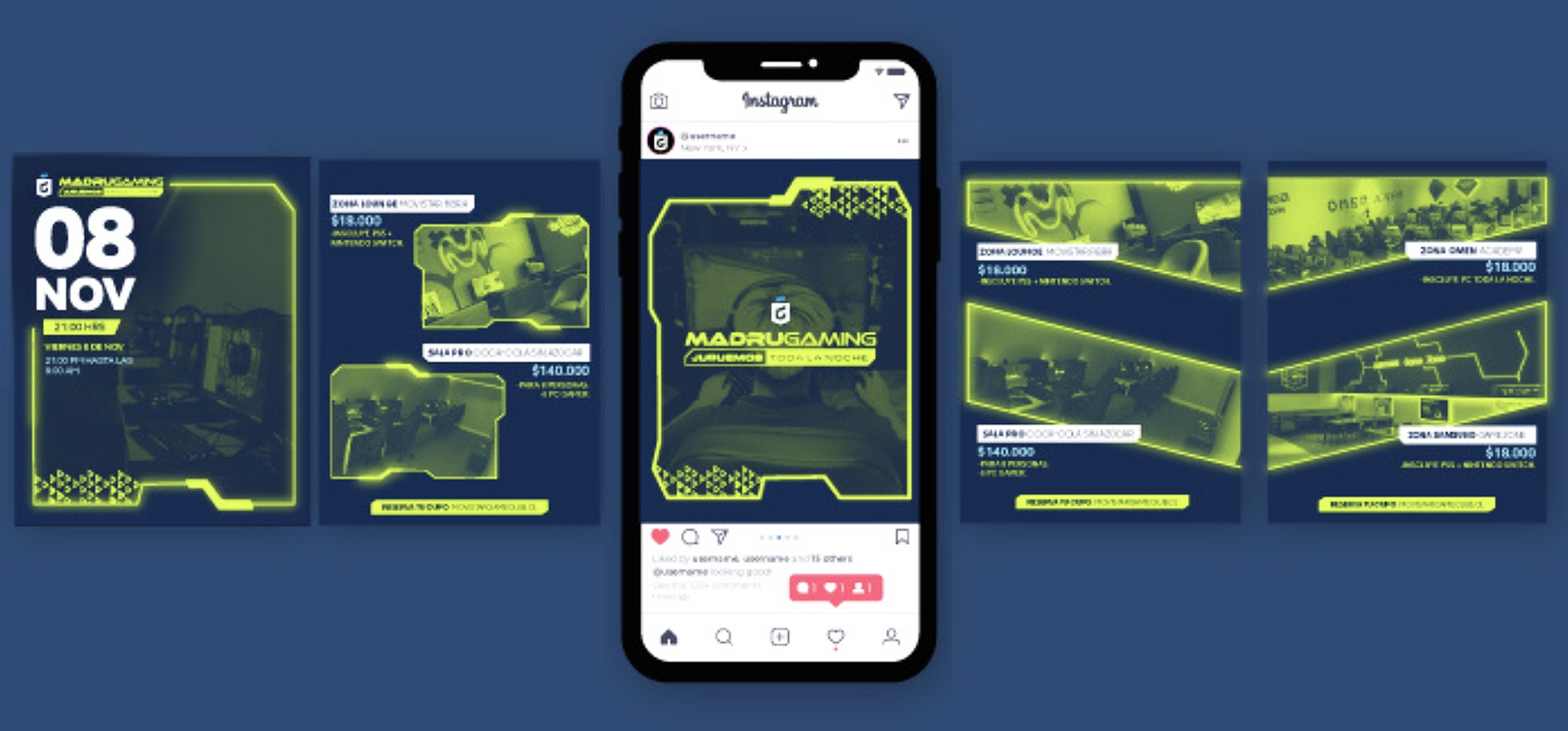 Señalización Evento Movistar Game Club Madrugaming