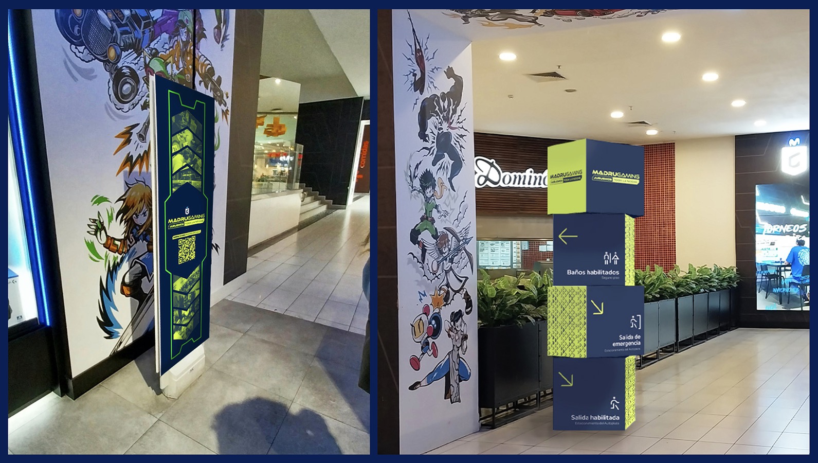 Señalización Evento Movistar Game Club Madrugaming