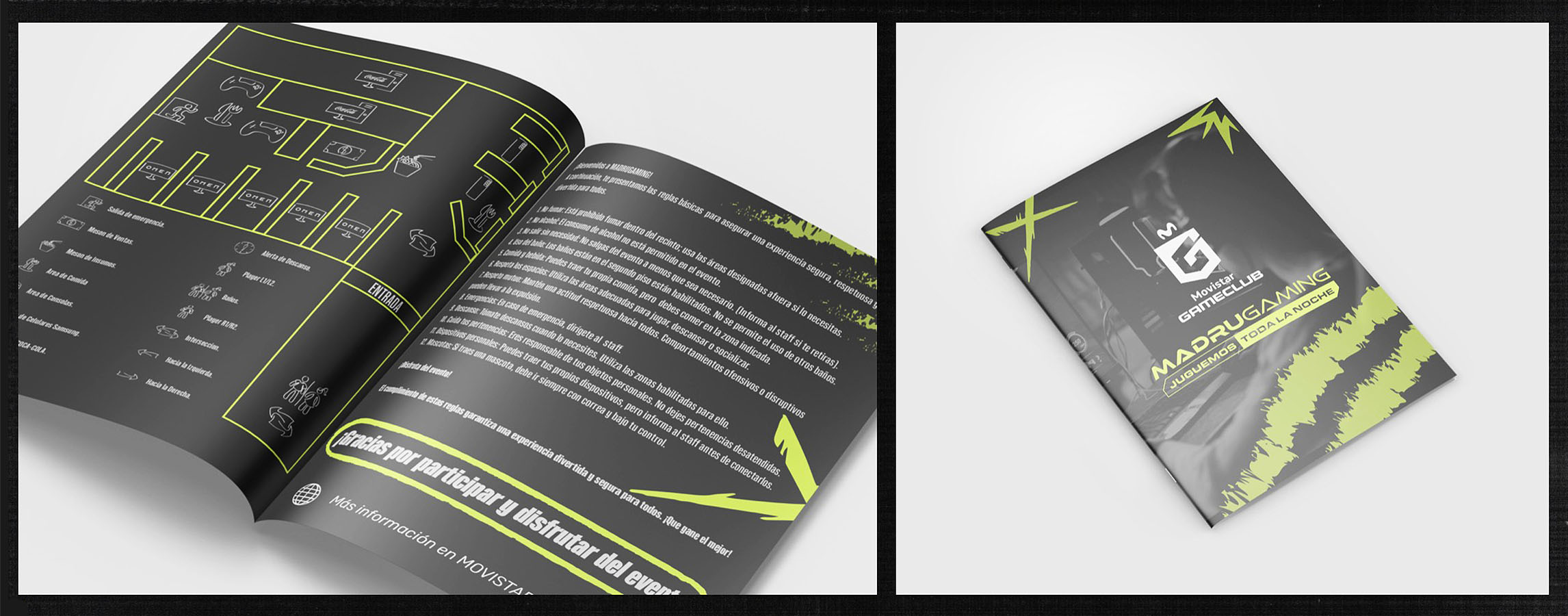 Señalización Evento Movistar Game Club Madrugaming