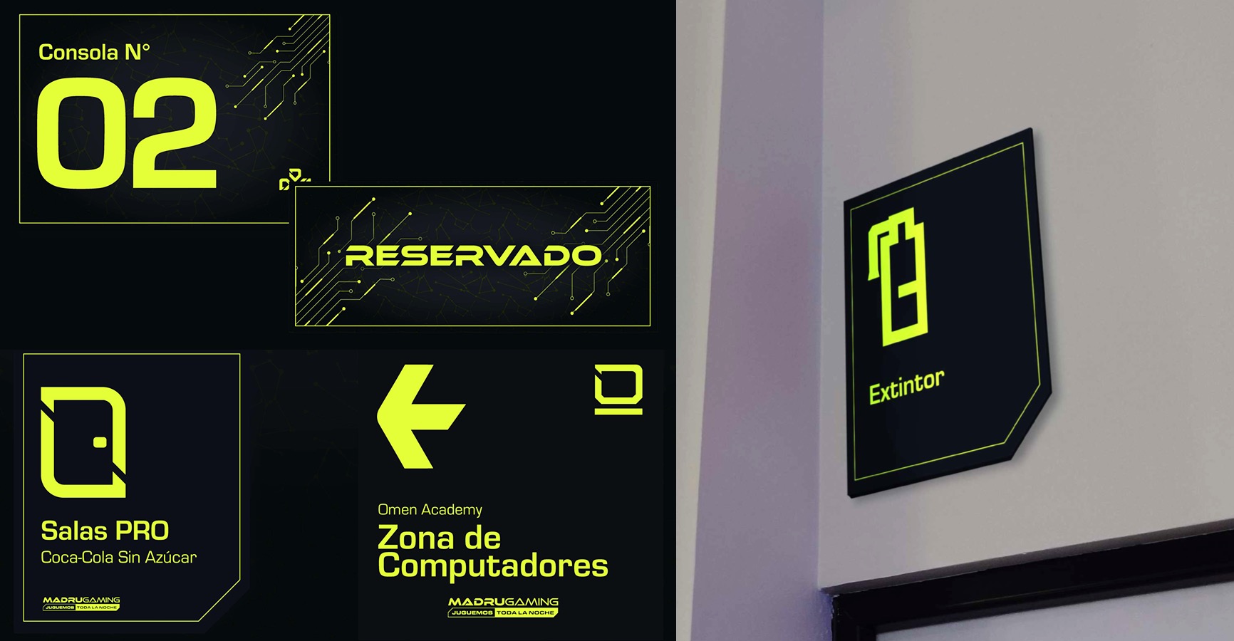 Señalización Evento Movistar Game Club Madrugaming