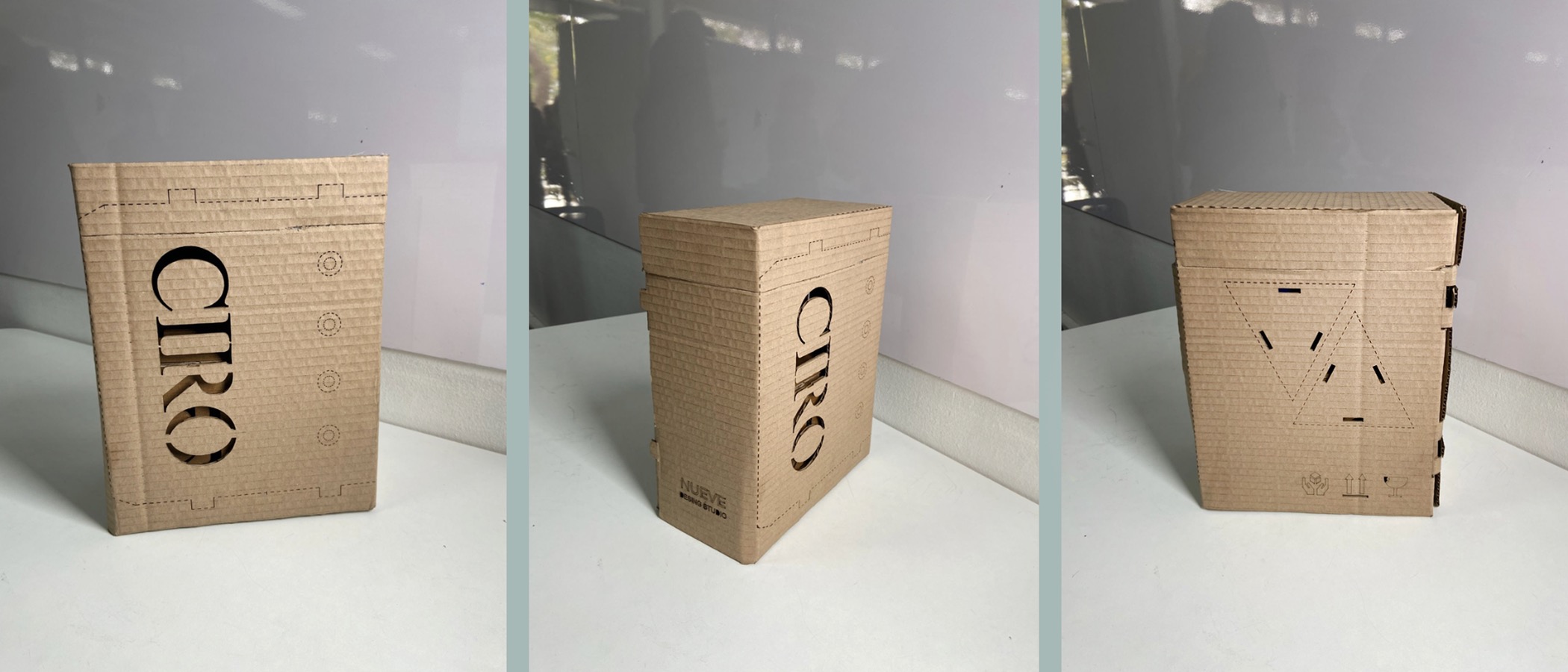 Packaging Sustentable para NUEVE Estudio Diseño