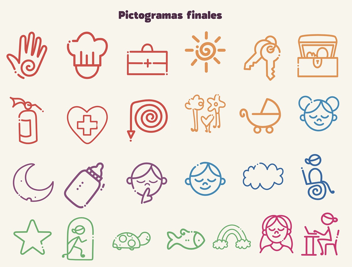 Sistema Identidad + Señalética Jardín Infantil Patrona de Chile