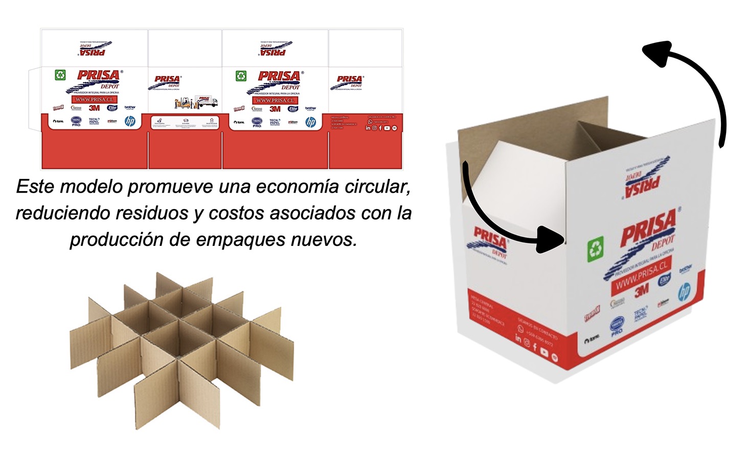 Diseño Packaging Terciario PRISA
