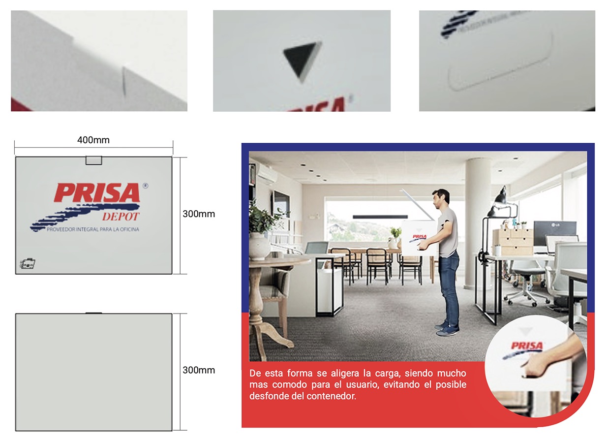 Diseño Packaging Terciario PRISA