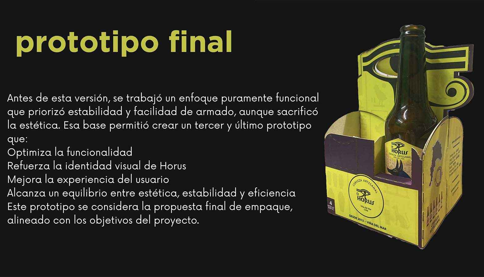 Diseño de Experiencia Servicios Cervecería HORUS