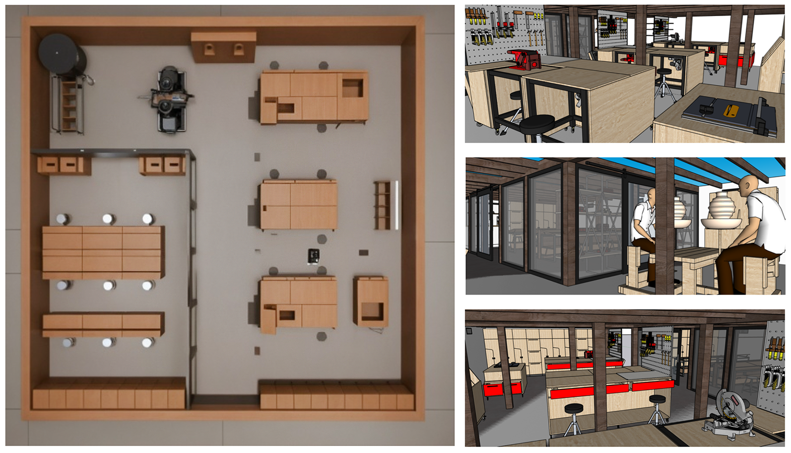 Diseño de Espacio Cowork Proyecto Casona Eastman Limache