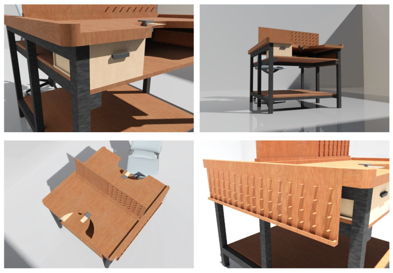 Diseño de Espacio Cowork Proyecto Casona Eastman Limache