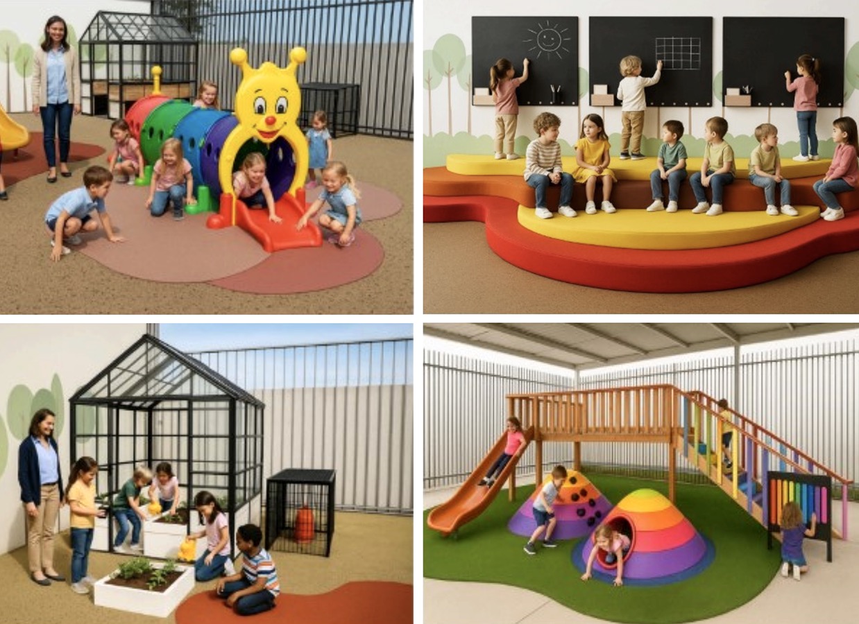 Diseño de Espacios Funcionales para Colegio ELAR