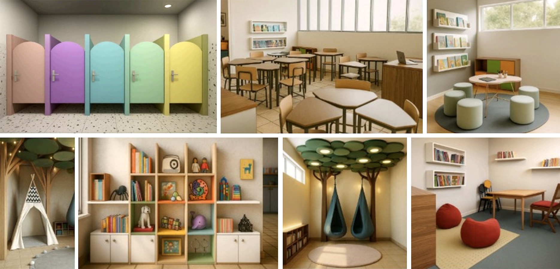 Diseño de Espacios Funcionales para Colegio ELAR