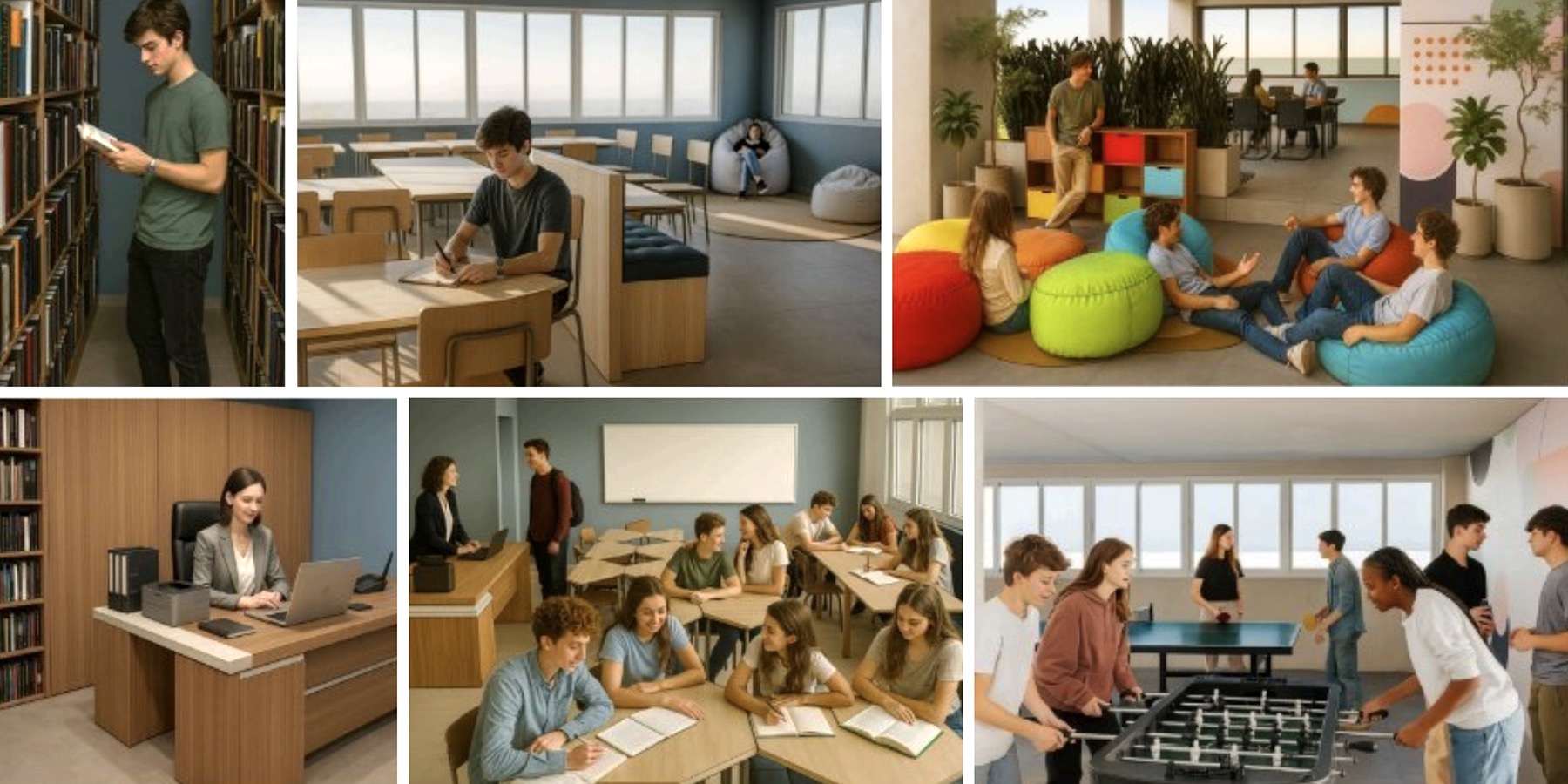 Diseño de Espacios Funcionales para Colegio ELAR