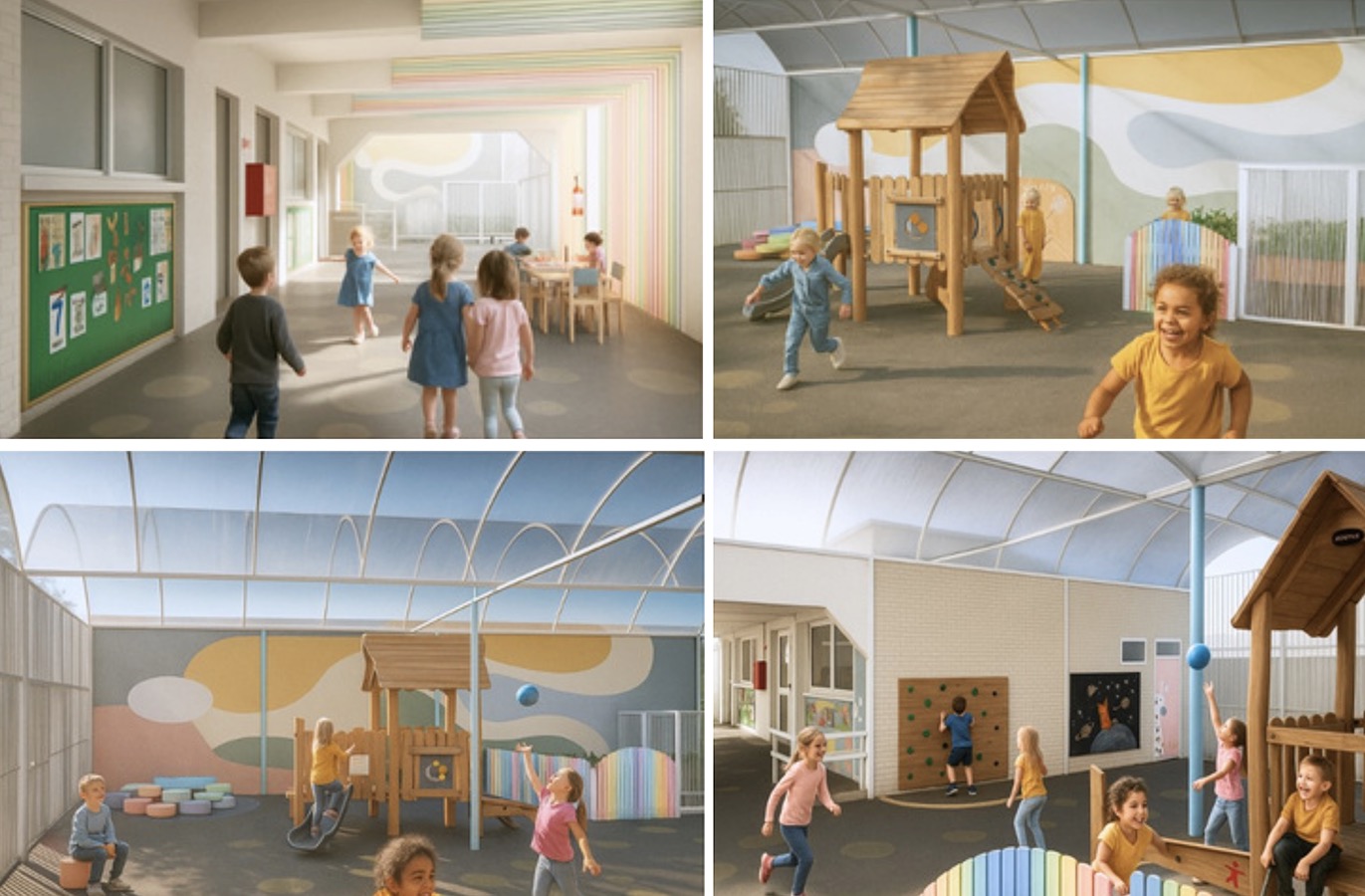 Diseño de Espacios Funcionales para Colegio ELAR