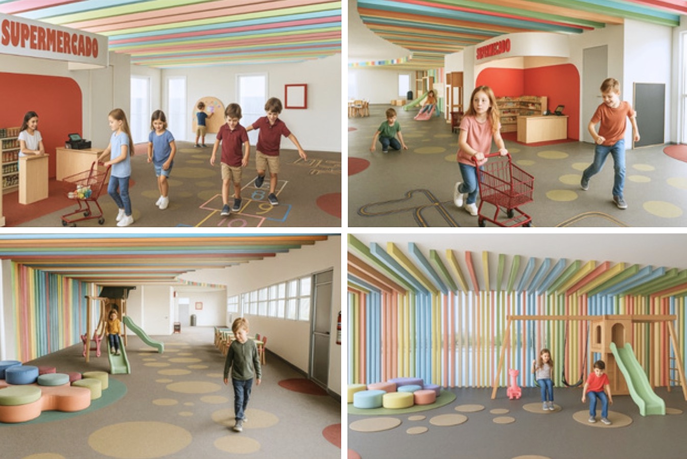 Diseño de Espacios Funcionales para Colegio ELAR