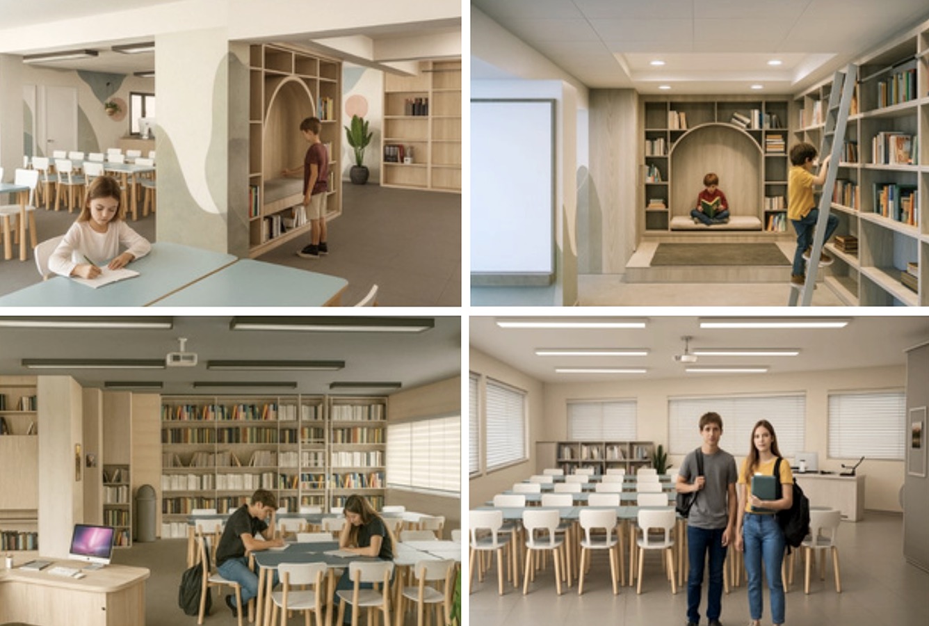 Diseño de Espacios Funcionales para Colegio ELAR