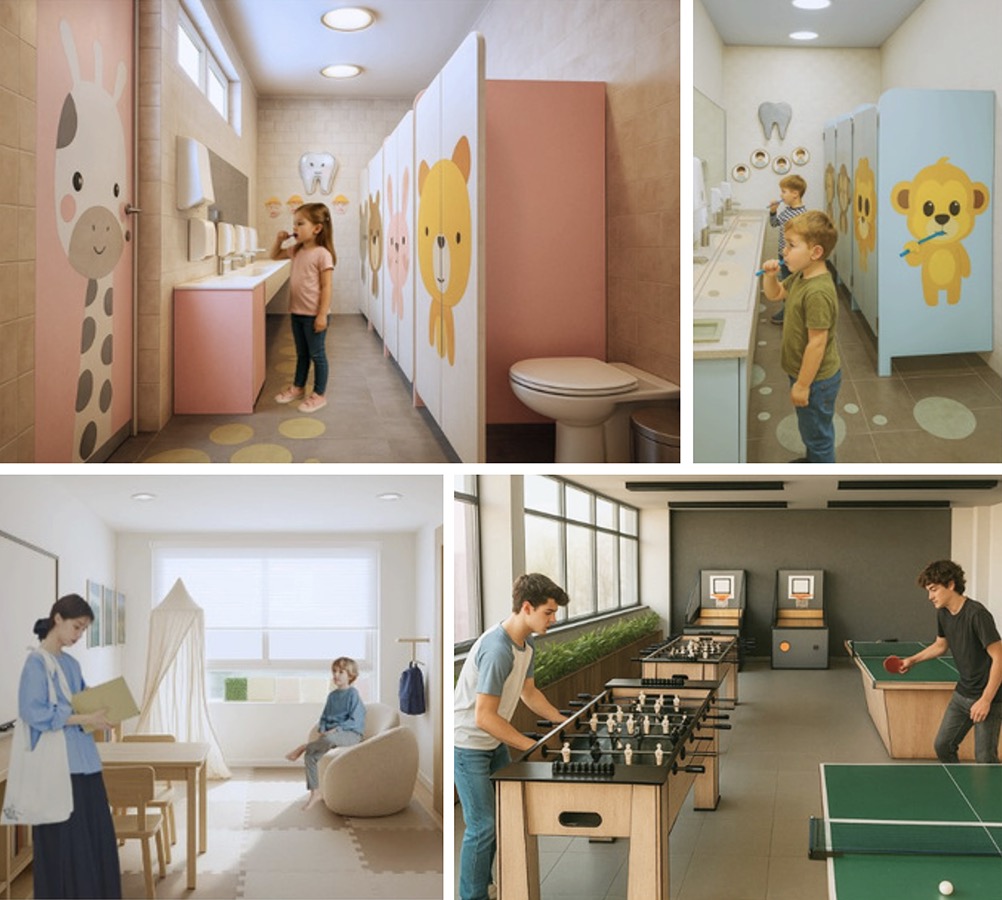 Diseño de Espacios Funcionales para Colegio ELAR