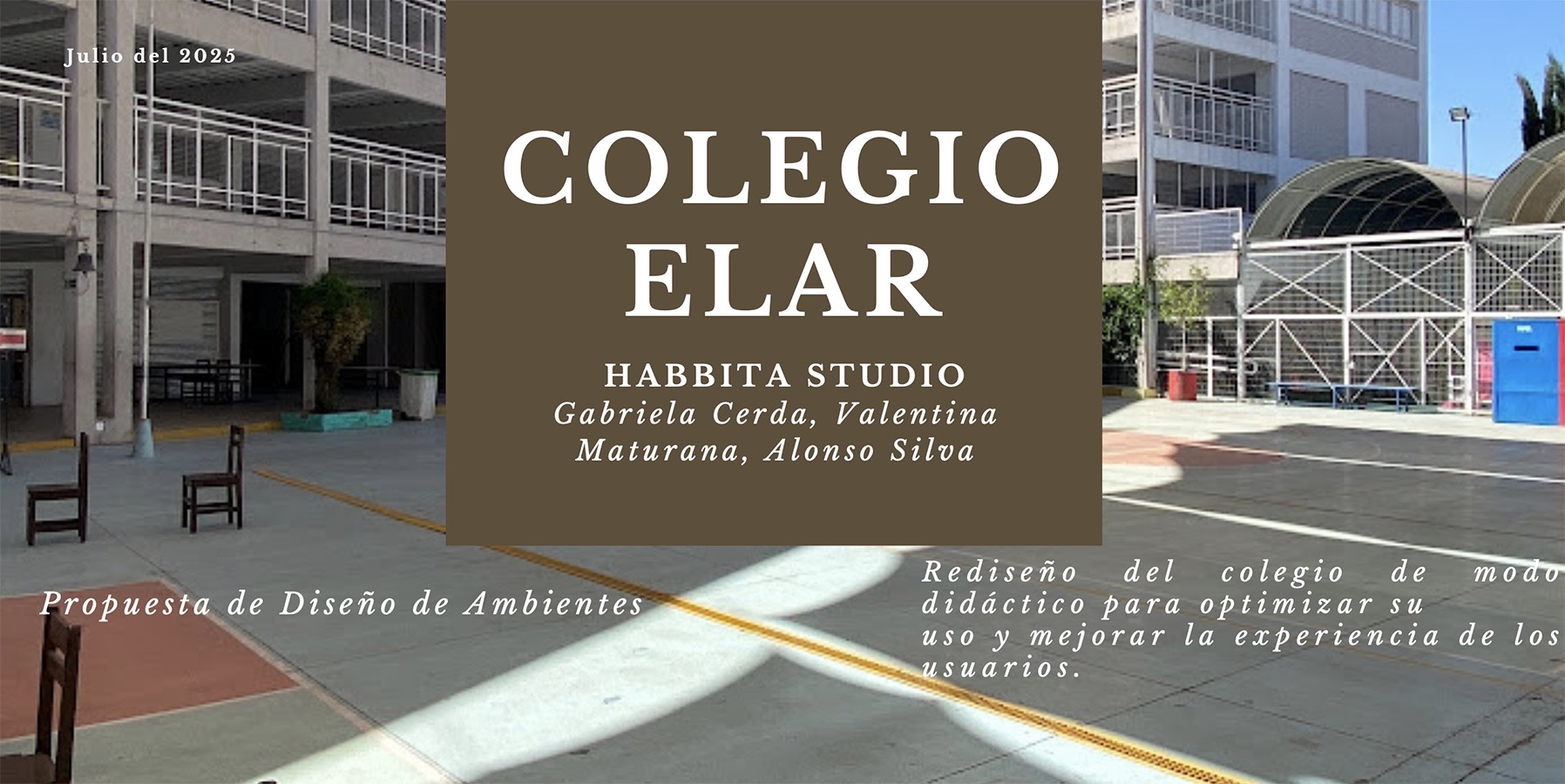 Diseño de Espacios Funcionales para Colegio ELAR