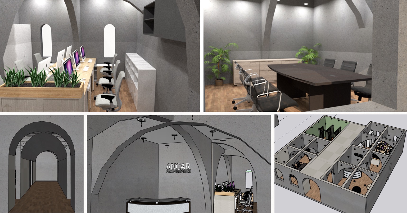 Diseño y Ambientación de Espacios Comerciales para KEPLER y ANCAR PROPIEDADES