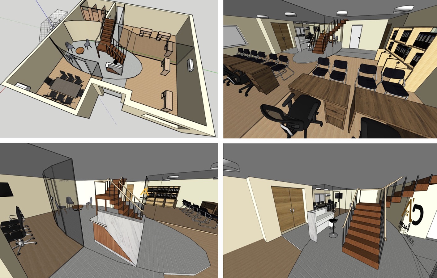 Diseño y Ambientación de Espacios Comerciales para KEPLER y ANCAR PROPIEDADES