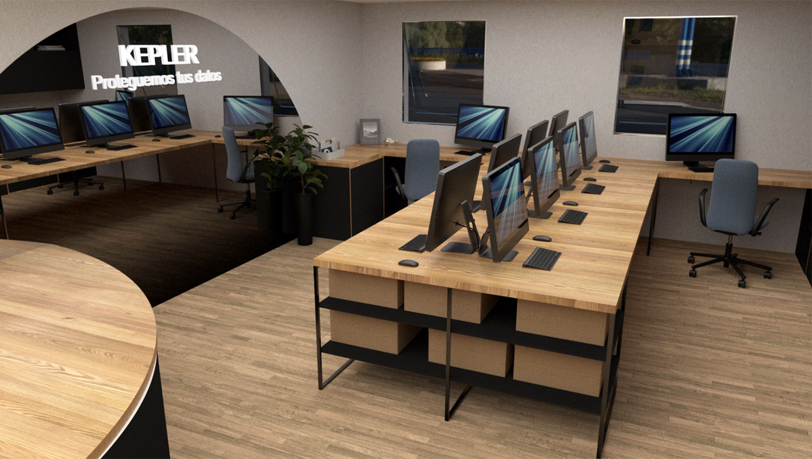 Diseño y Ambientación de Espacios Comerciales para KEPLER y ANCAR PROPIEDADES