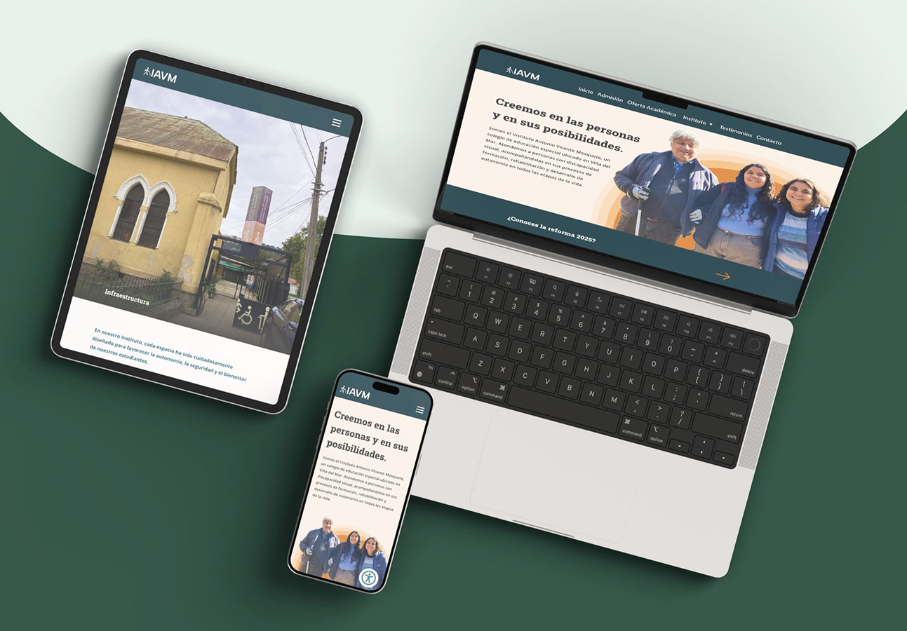 Diseño Web Accesible Instituto Antonio Vicente Mosquete