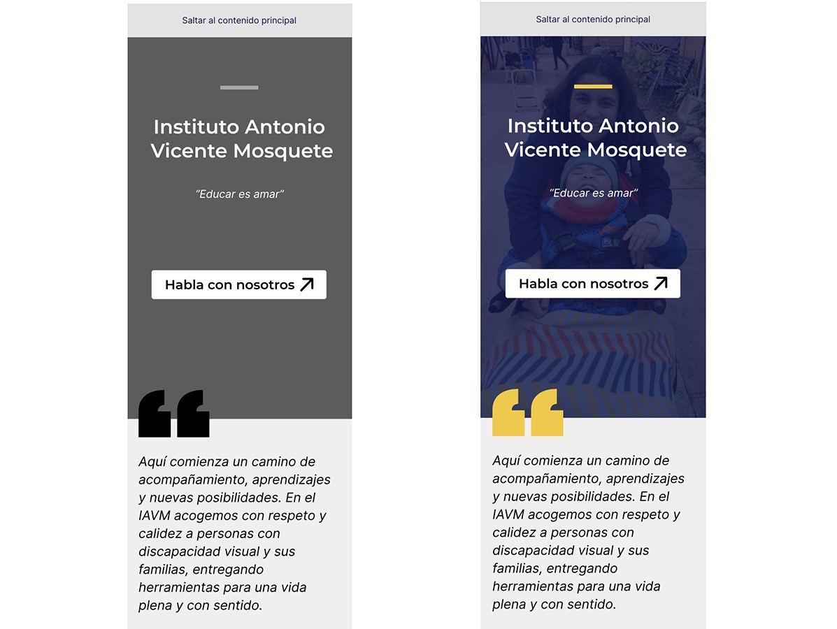 Diseño Web Accesible Instituto Antonio Vicente Mosquete