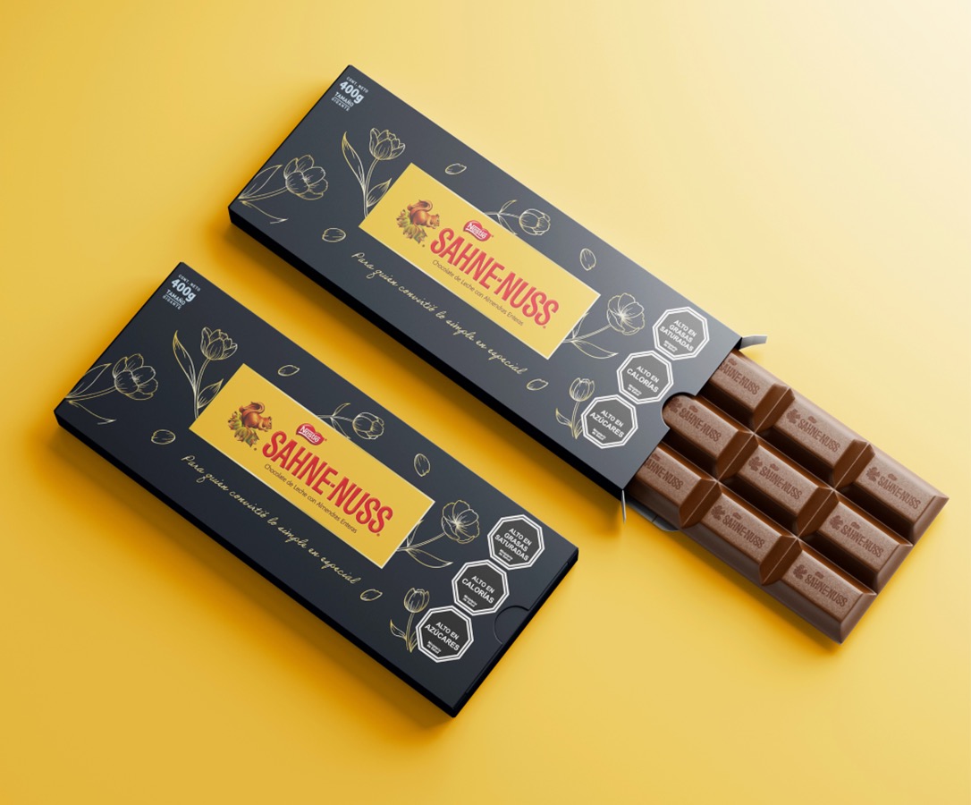 Diseño Identidad Visual Sahne Nuss + Tritón / NESTLÉ (PAO)