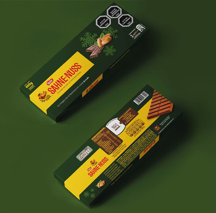 Diseño Identidad Visual Sahne Nuss + Tritón / NESTLÉ (PAO)