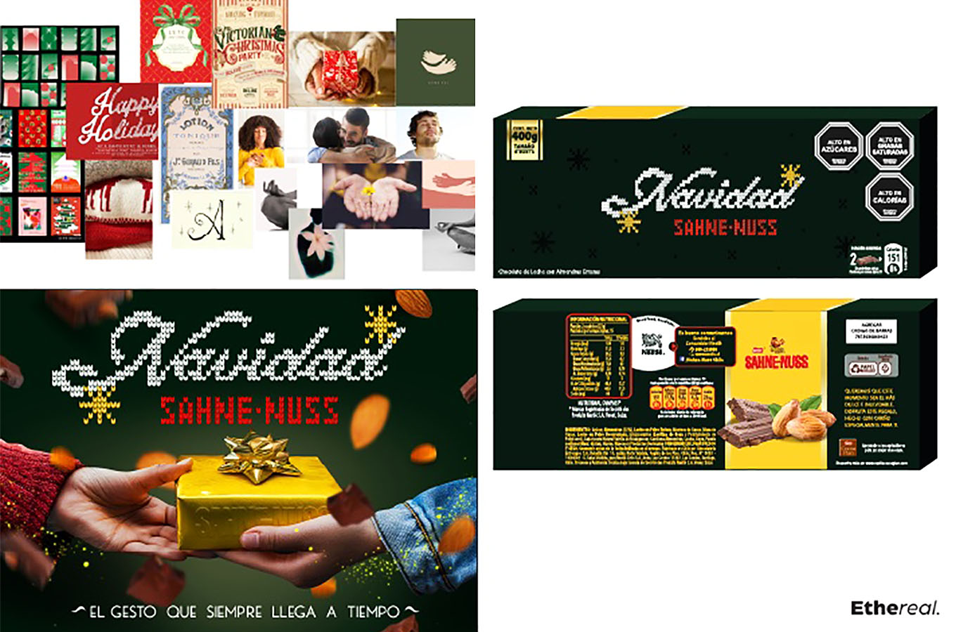 Diseño Identidad Visual Sahne Nuss + Tritón / NESTLÉ (PO)