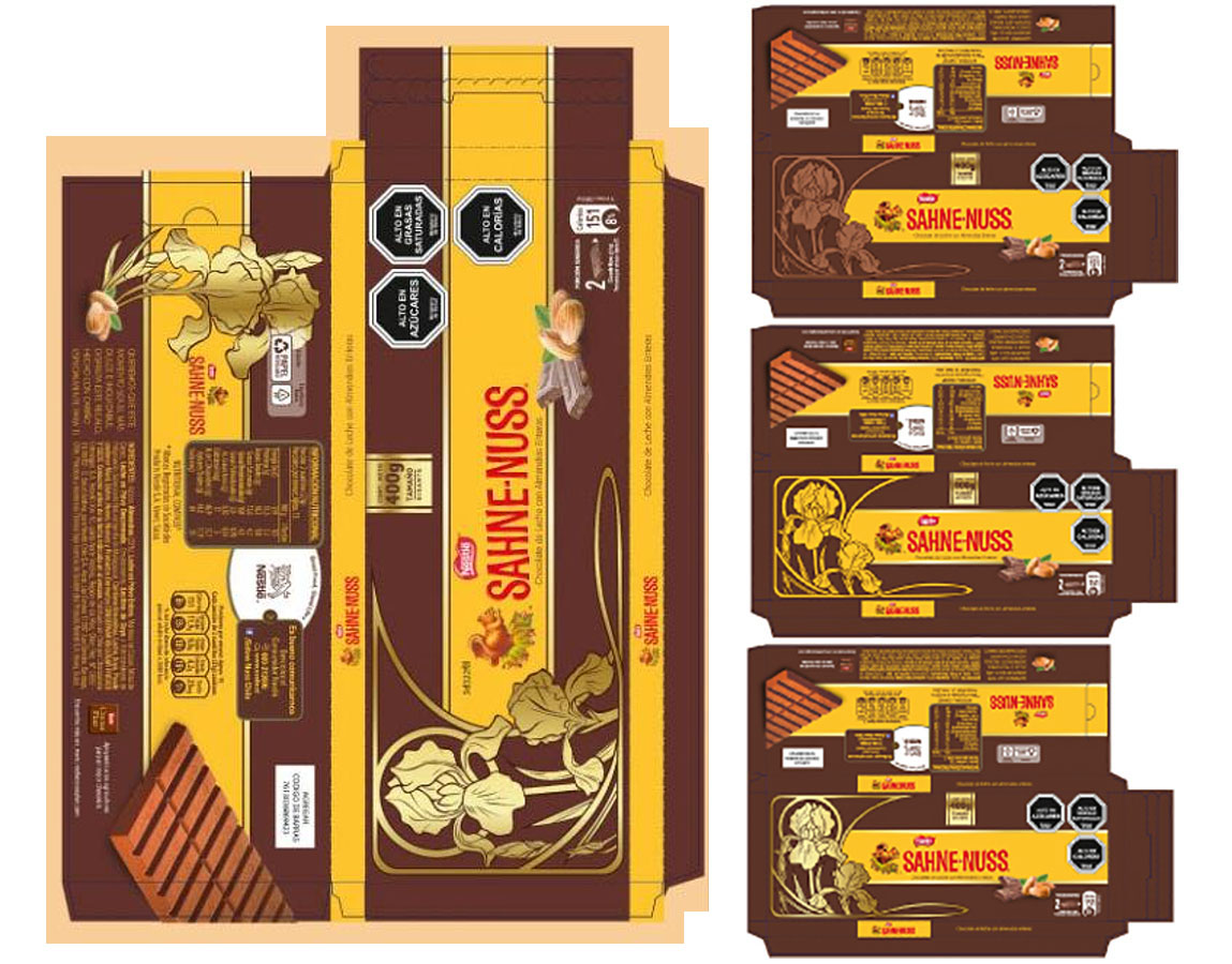 Diseño Identidad Visual Sahne Nuss + Tritón / NESTLÉ (SA)