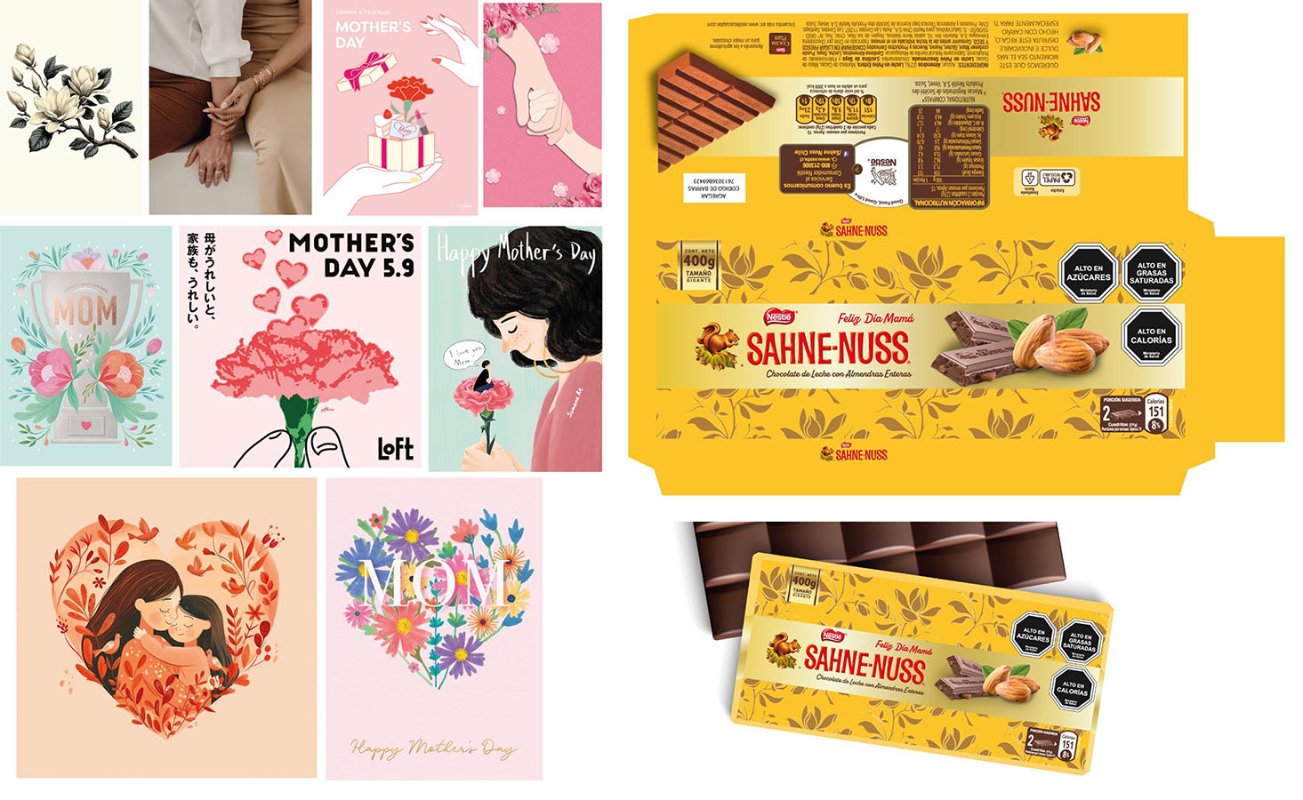 Diseño Identidad Visual Sahne Nuss + Tritón / NESTLÉ (PV)