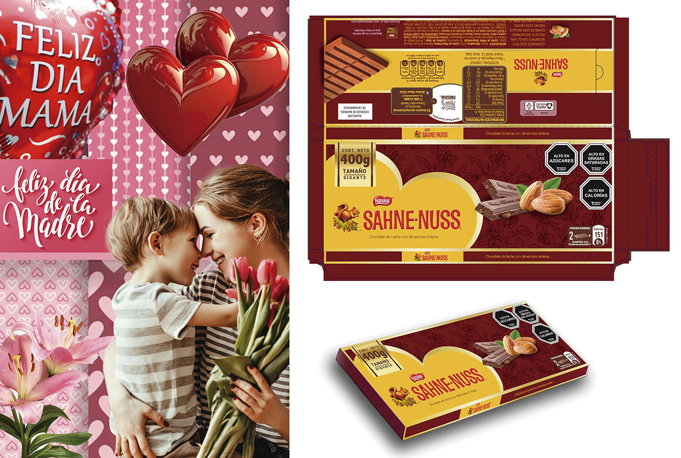 Diseño Identidad Visual Sahne Nuss + Tritón / NESTLÉ (PV)