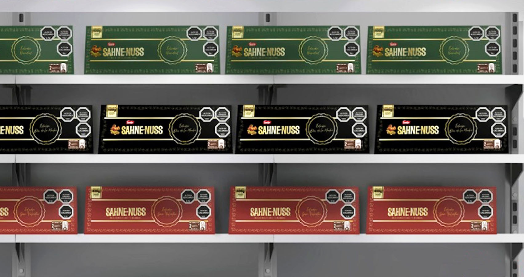 Diseño Identidad Visual Sahne Nuss + Tritón / NESTLÉ (VM)