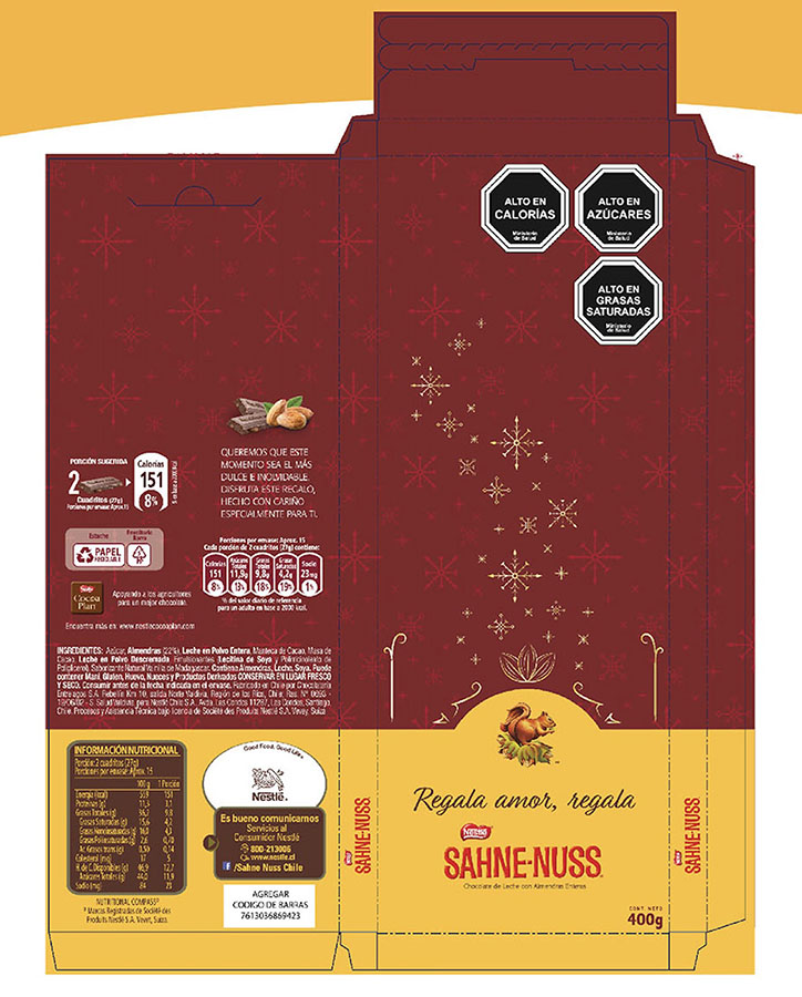 Diseño Identidad Visual Sahne Nuss + Tritón / NESTLÉ (VM)