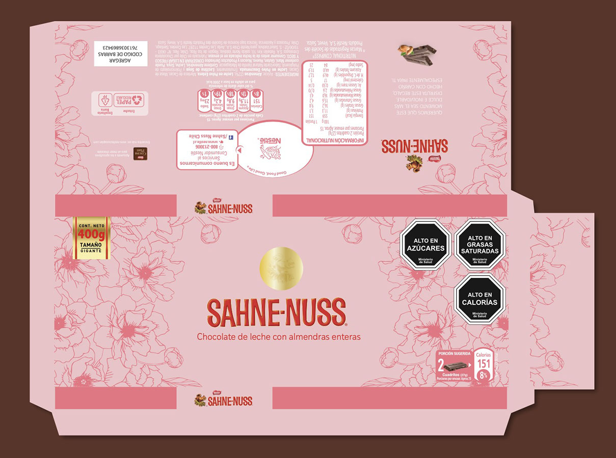 Diseño Identidad Visual Sahne Nuss + Tritón / NESTLÉ (VM)