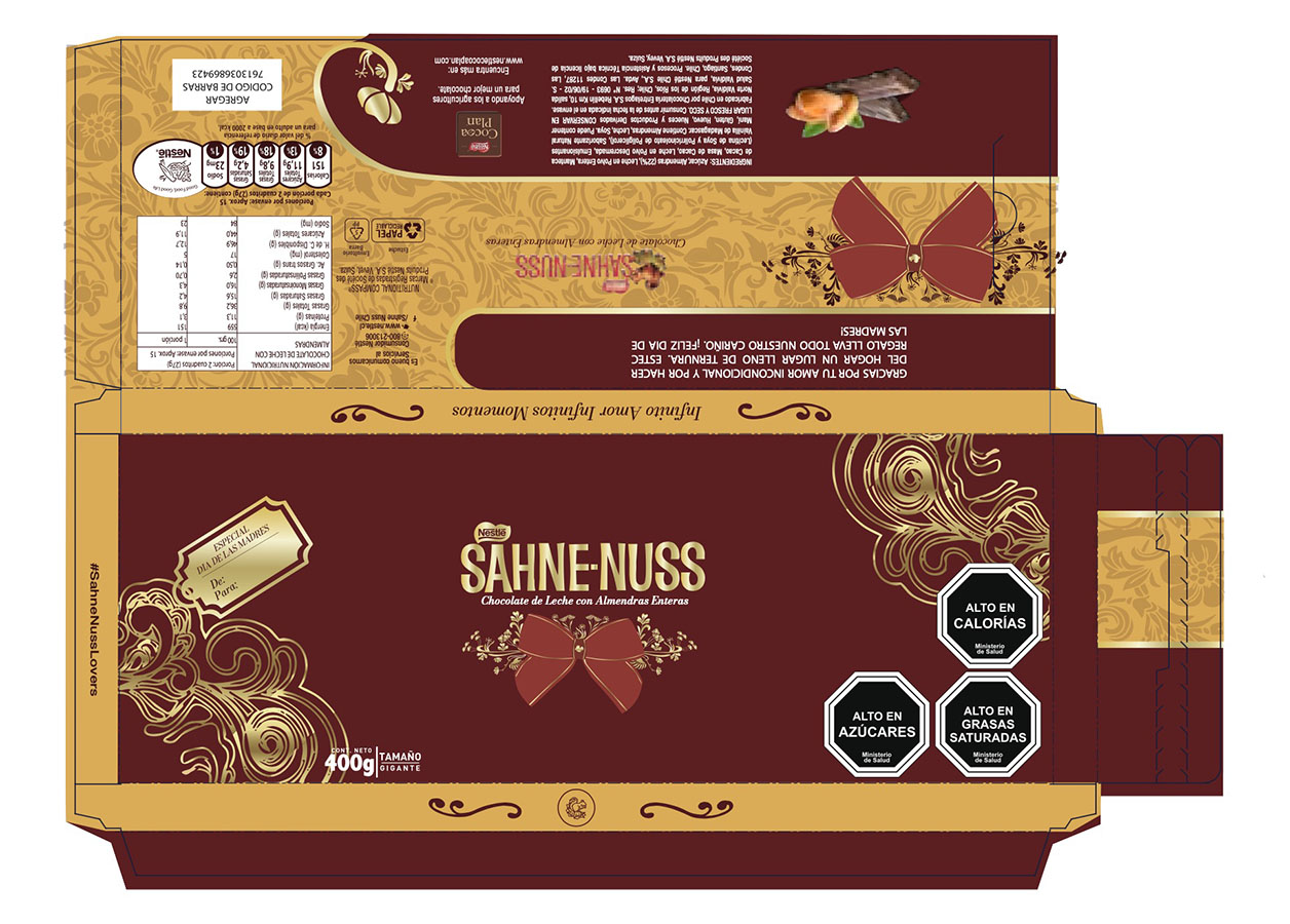 Diseño Identidad Visual Sahne Nuss + Tritón / NESTLÉ (VM)