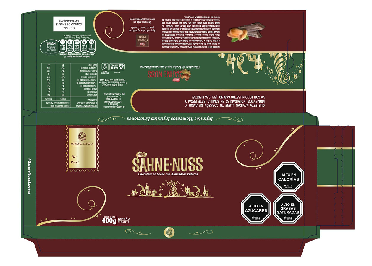 Diseño Identidad Visual Sahne Nuss + Tritón / NESTLÉ (VM)