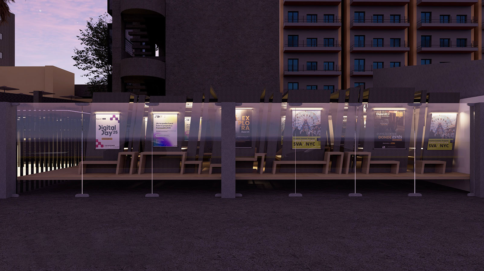 Puesta en Valor Acceso Duoc UC Viña del Mar