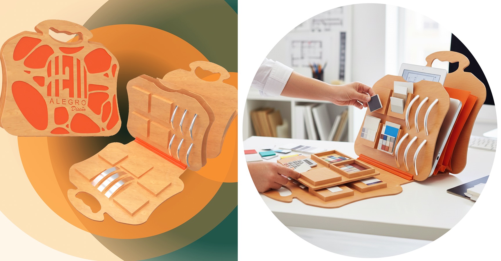 Diseño de Muestrario Transportable y Sostenible