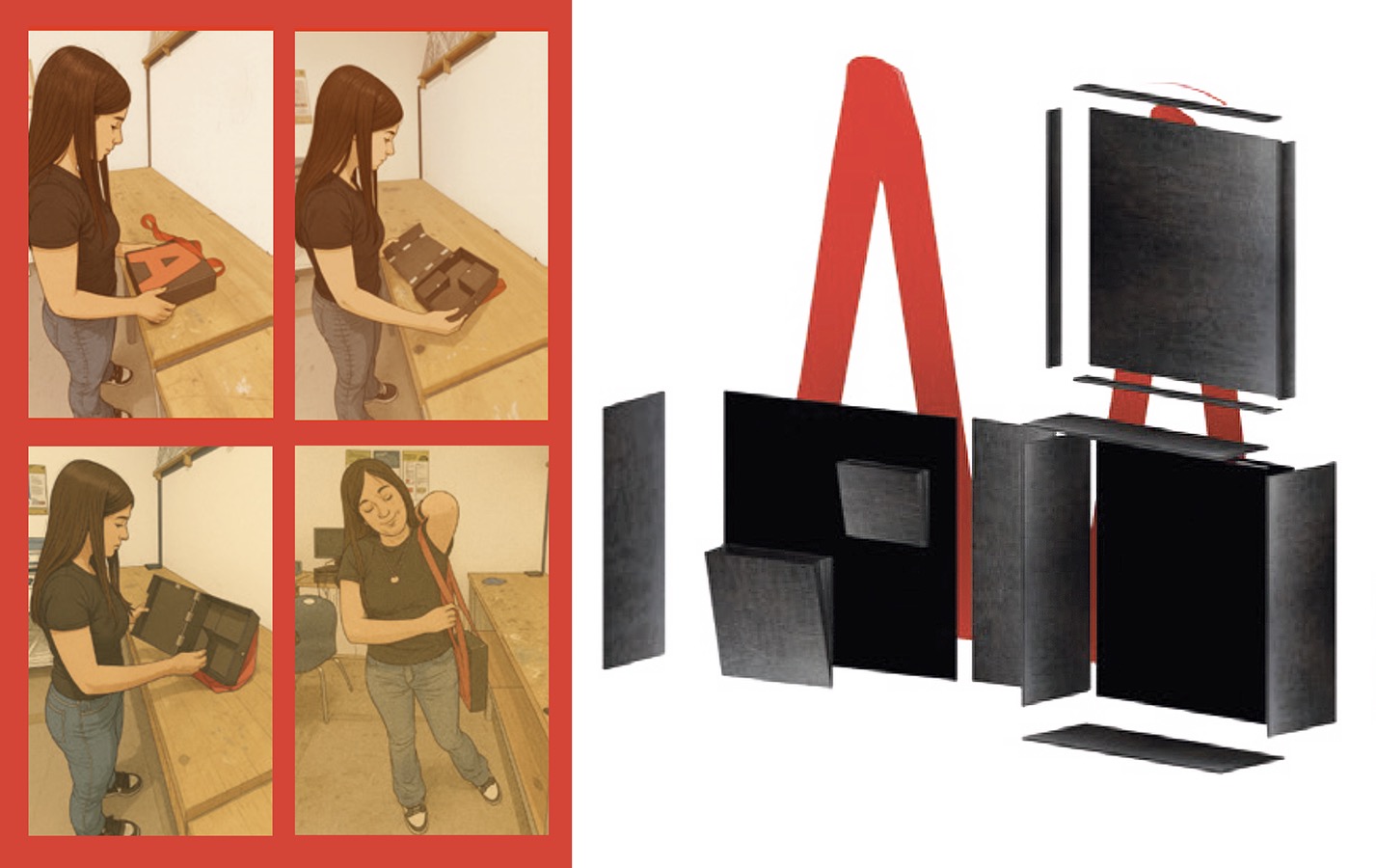 Diseño de Muestrario Transportable y Sostenible