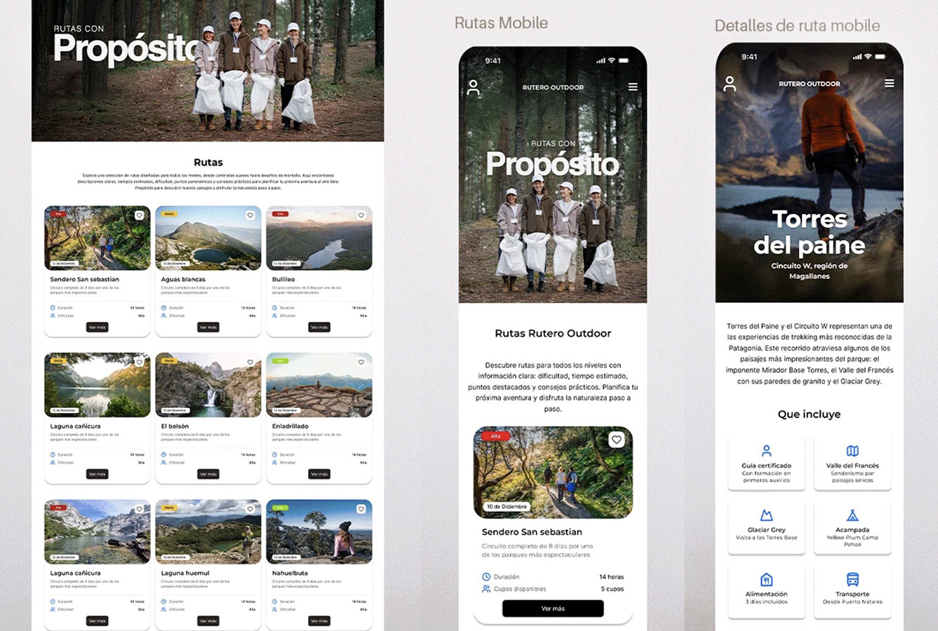 Plataforma Web para Rutero Outdoor