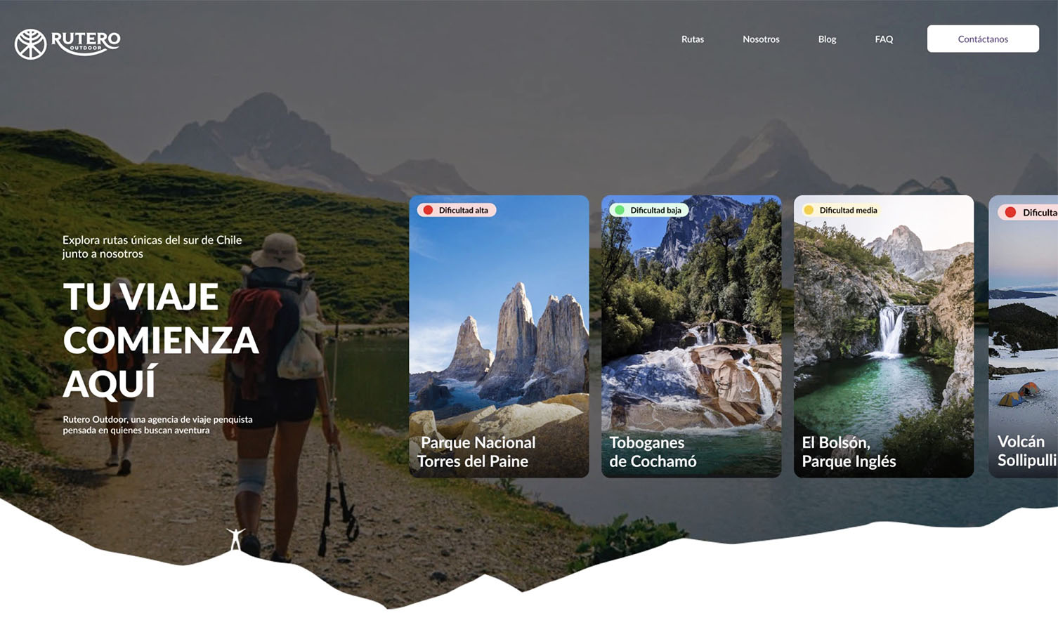 Plataforma Web para Rutero Outdoor