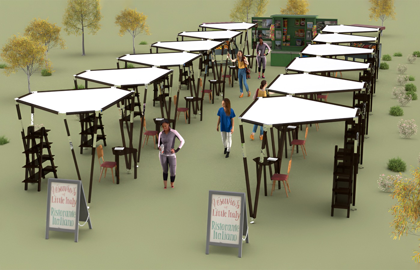 Stand Modular con Enfoque Sustentable para Emprendedores e Instituciones de Renca