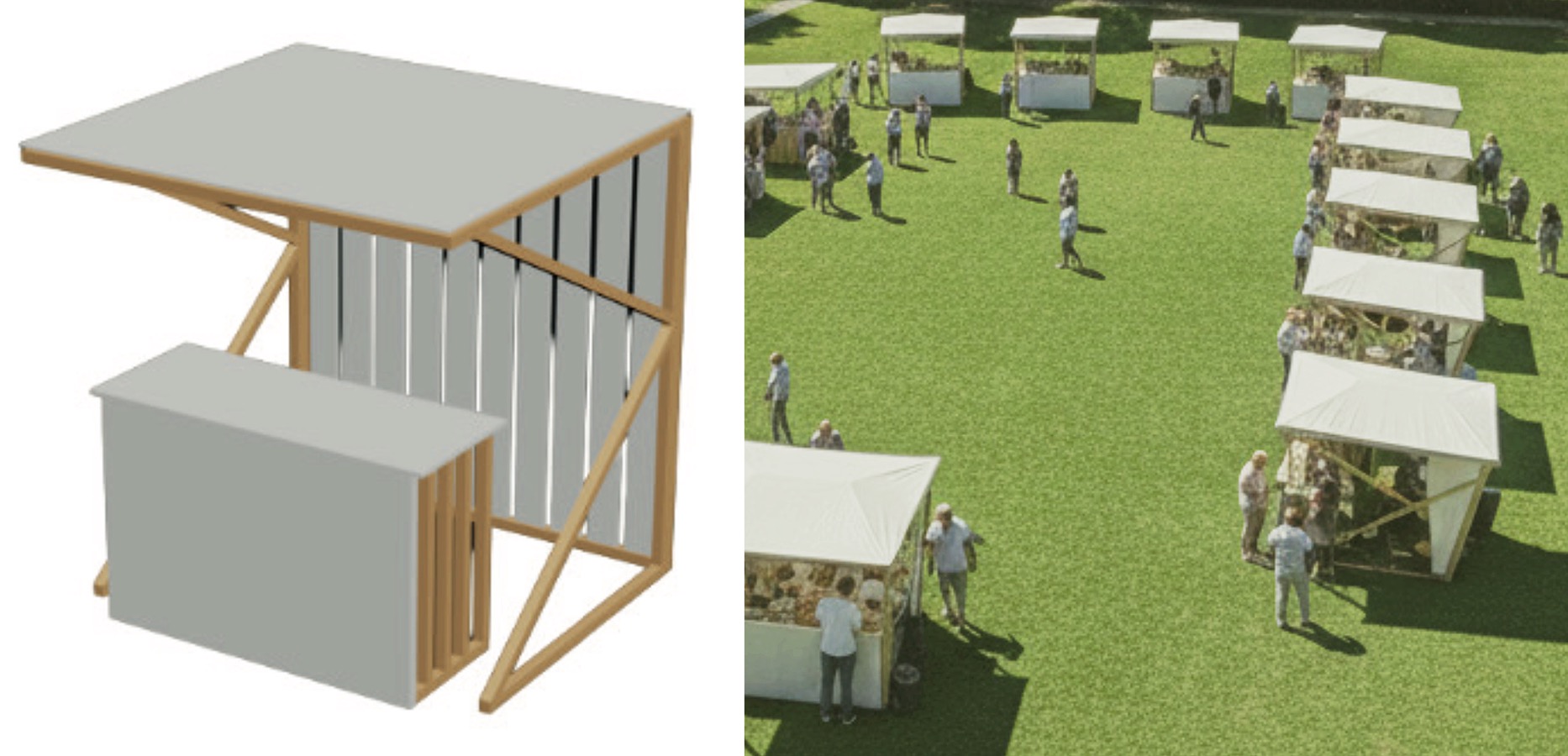 Stand Modular con Enfoque Sustentable para Emprendedores e Instituciones de Renca