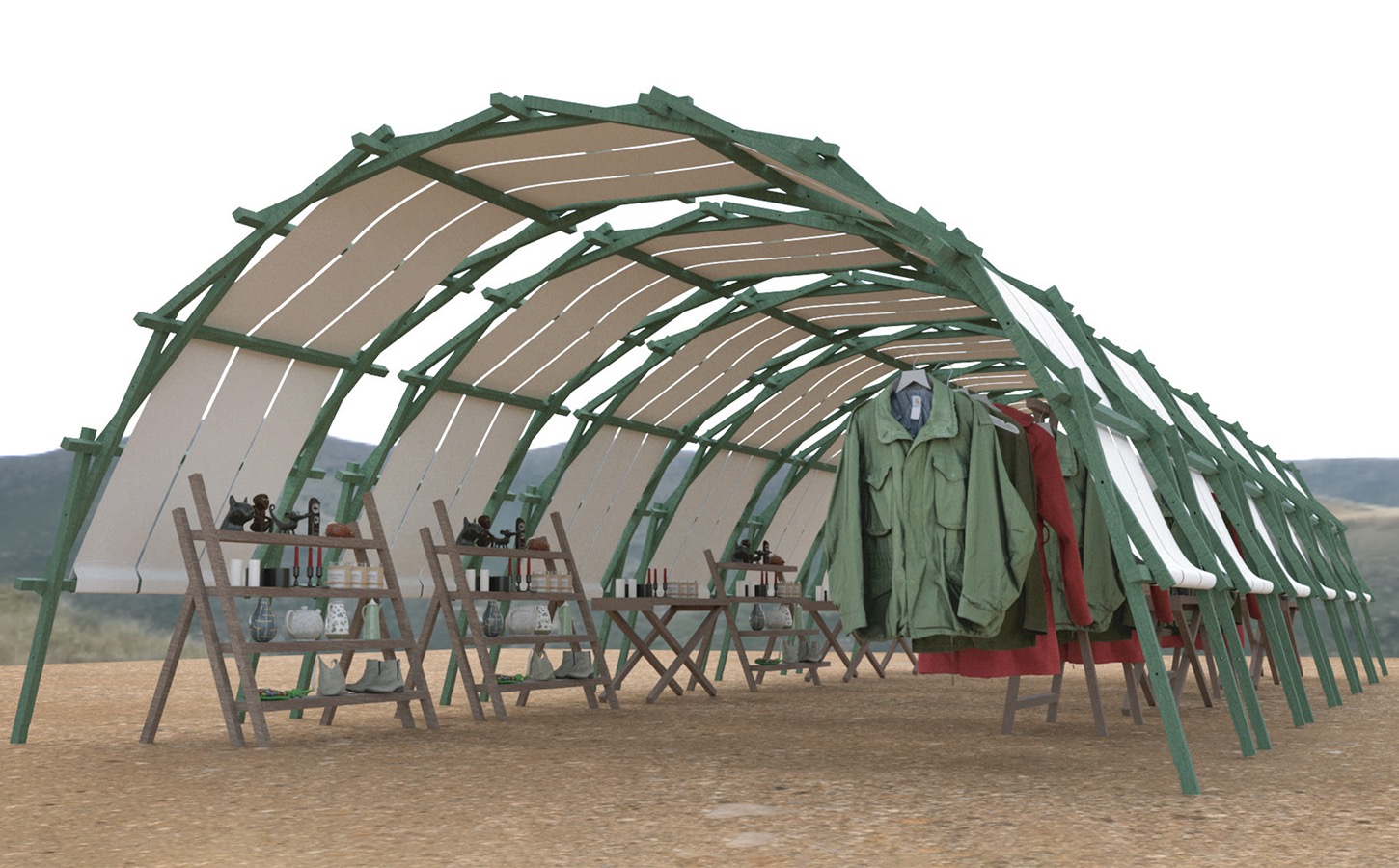 Stand Modular con Enfoque Sustentable para Emprendedores e Instituciones de Renca