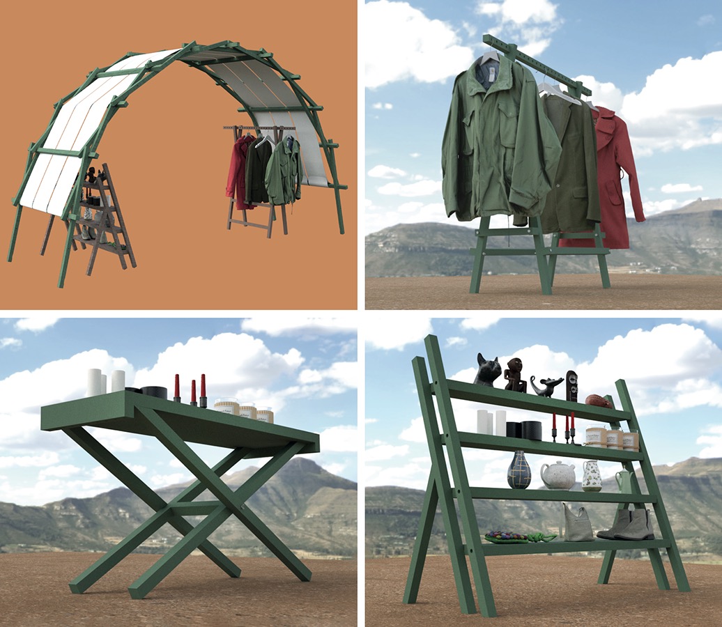 Stand Modular con Enfoque Sustentable para Emprendedores e Instituciones de Renca