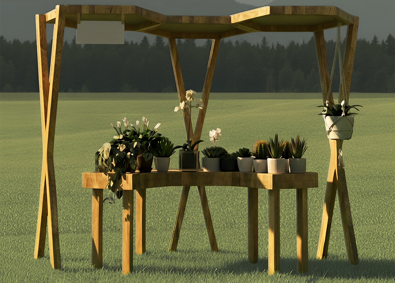 Stand Modular con Enfoque Sustentable para Emprendedores e Instituciones de Renca