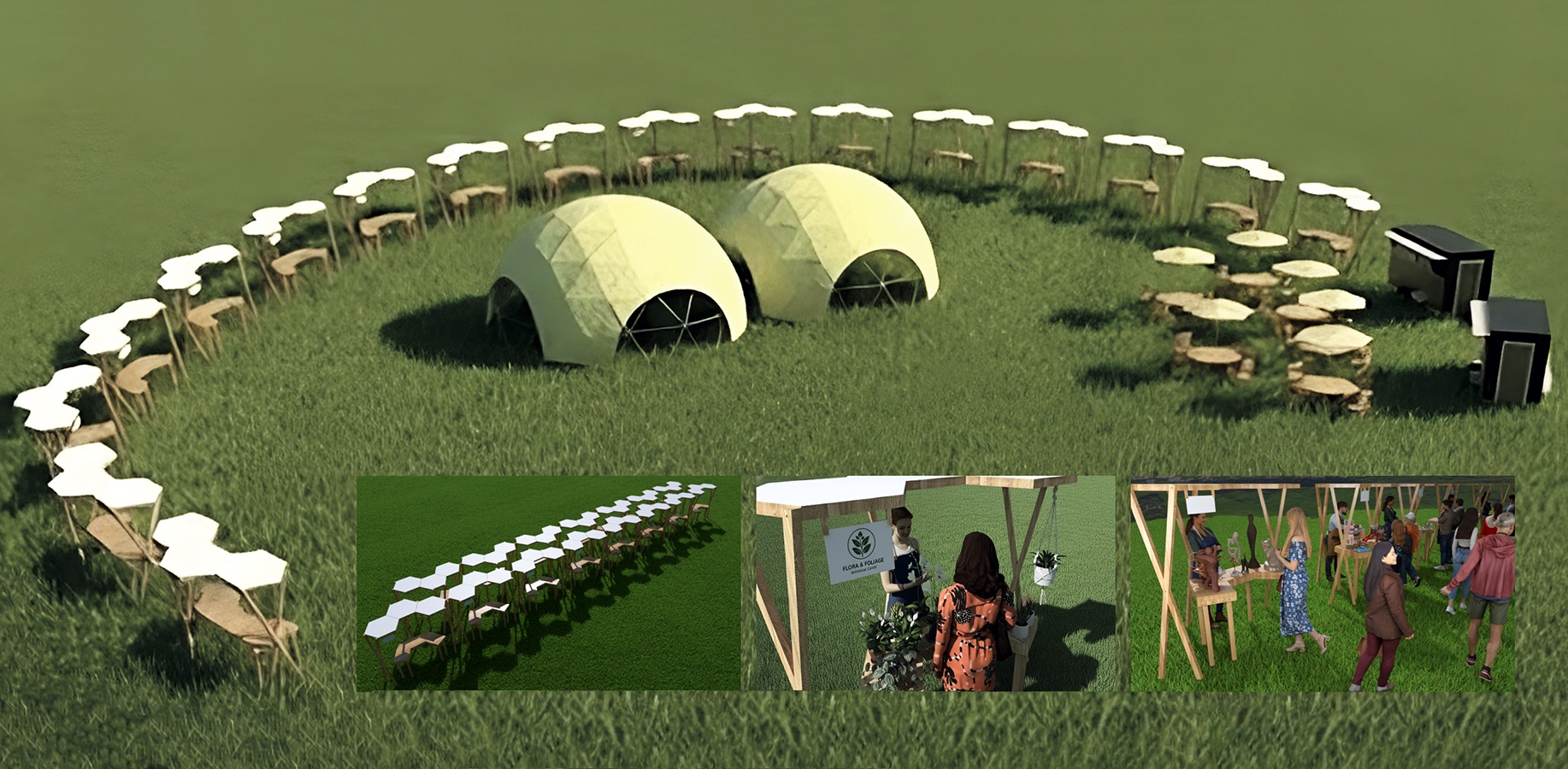 Stand Modular con Enfoque Sustentable para Emprendedores e Instituciones de Renca