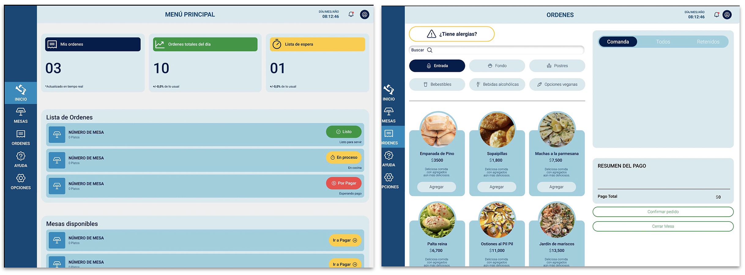 «Toma Tu Pedido!» Mejora de Experiencia de Pedidos en Restaurant