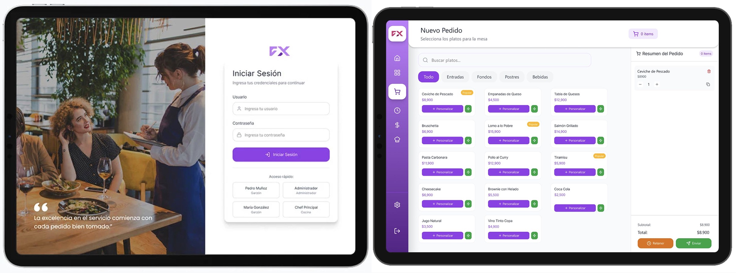 «Toma Tu Pedido!» Mejora de Experiencia de Pedidos en Restaurant